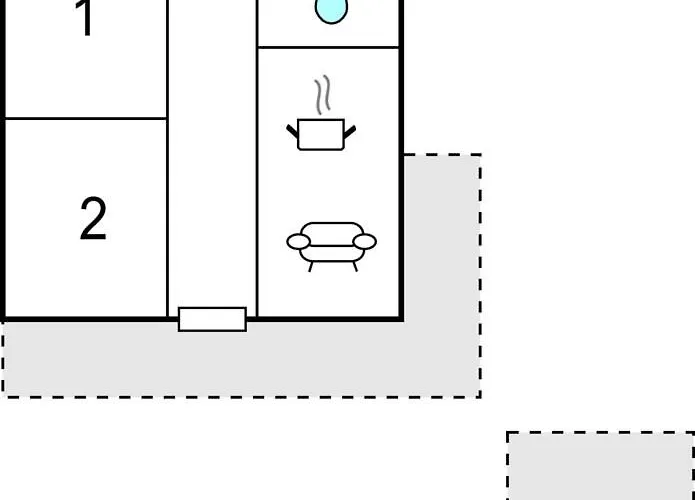 アパート 2 Bedroom In